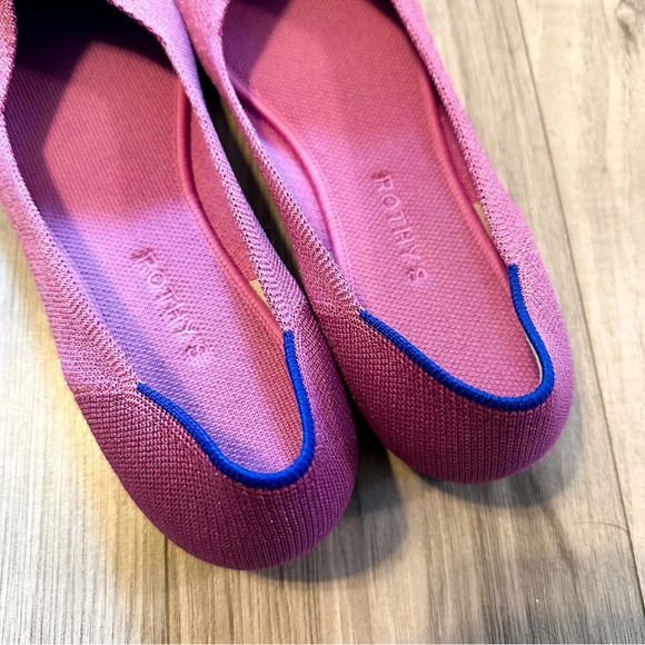 Rare Rothy’s ‘The Flat’ Limited Edition Shoes - Metallic Bloom - Picture 8 of 9